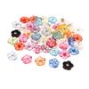 50 Pieces Acrylic Resin Rhinestone Clear Colorful Buttons Sewing Supplies
