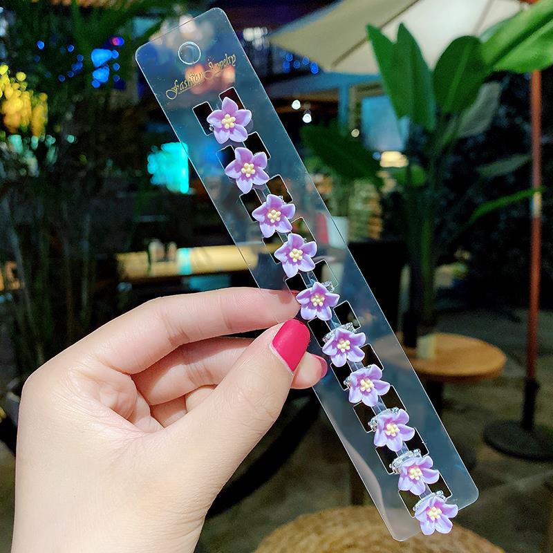 Princess Crown Baby Clip Hairstyle Children's Pearl Rhinestone Bean Buckle Hairpin Children's Girl Disc Hair Small Buckle Grab