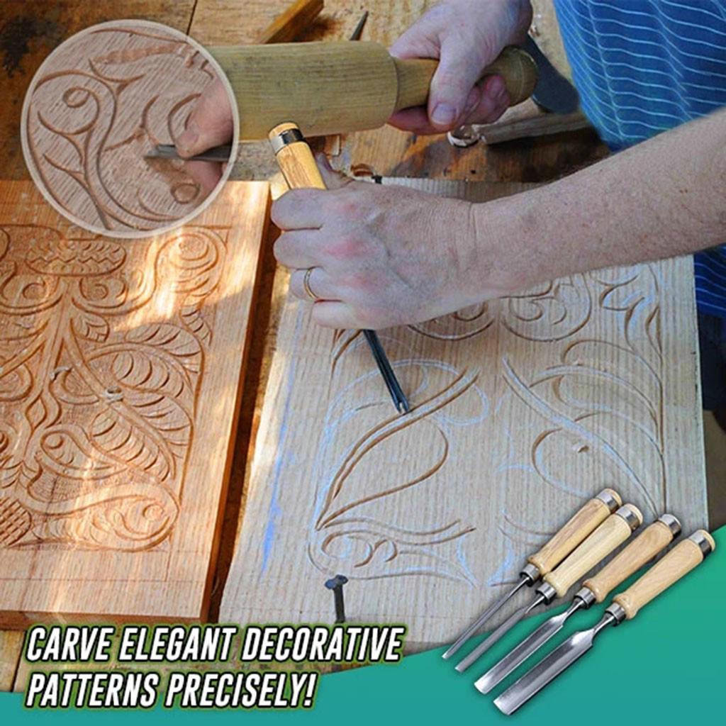 Sculptură în lemn Gouge Daltă Sculptură Instrumente Mallet-Carving ...