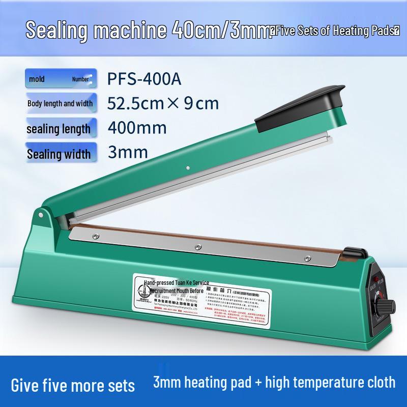 Compact Hand-Press Heat Sealing Machine for Plastic Bags and Film Cutting