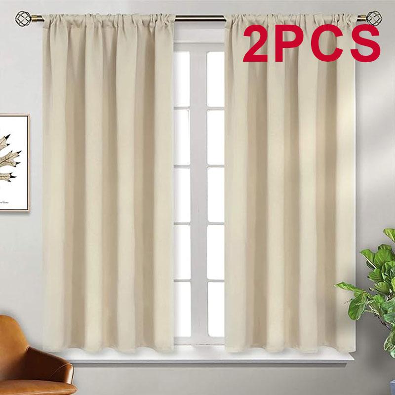 1/2 Panles Moder Curtains For Livingroom High Shaing Curtain90% For Blackout Bedroom Curtain Thick Blinds Drapes Door