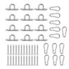 Stainless Steel Swing Buckle Fixed Hook Hammock Hanging Chair Basket Pad Eye Plate Fittings