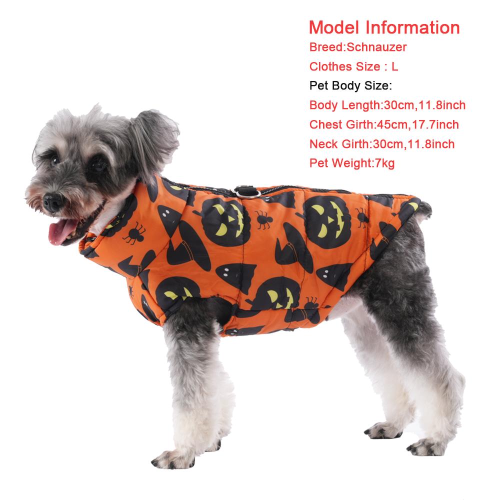 Winter Dog Coat For Small Medium Dogs Cat Halloween Puppy Costume Apparel Windproof French Bulldog Yorkie Party Gifts Outfits