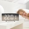  Household Modern Electronic Alarm Clock LED   Mirror Clock with Large Screen