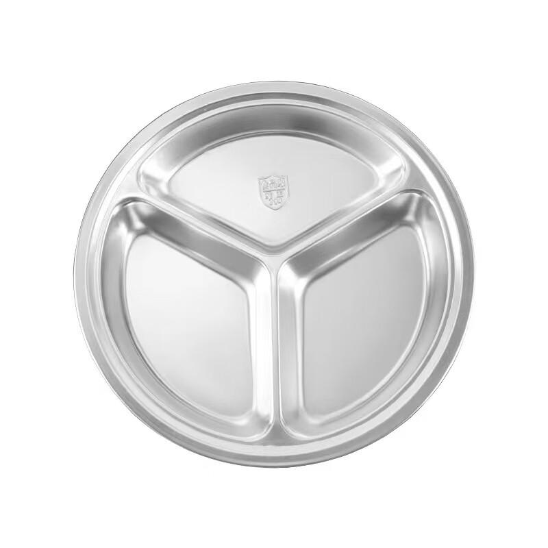 304 Edelstahl-Speiseteller mit Fächern