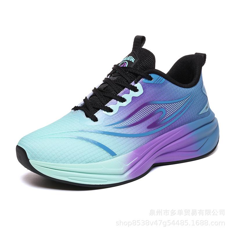 Lightweight cushioning comfortable low-top sneakers racing running shoes outdoor high-elastic training sneakers