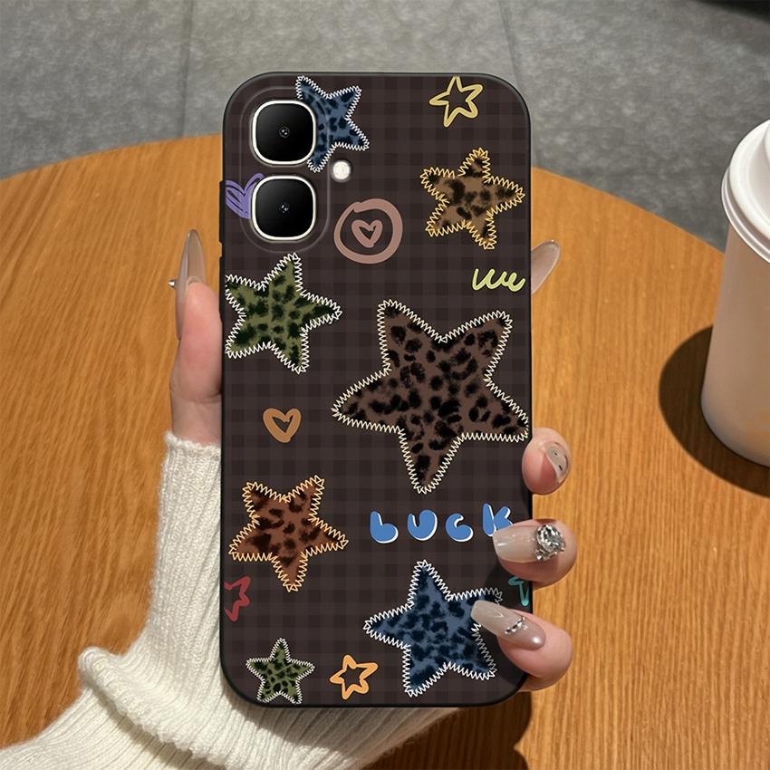 For Infinix Smart 10 8 7 6 Plus 8 5 Pro 8HD 6HD Phone Cases Fashion Leopard Patterns Soft Matte Silicone Shell For Infinix Smart9 3+ Lightweight Cover