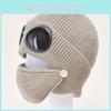 Knitted Earflap Hat For Women With Thick Warmth And Windproof Protection For Winter Outdoor Activities