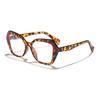Ryan's new anti-blue glasses women's European, American ins fashion polygon face small myopia frame glasses