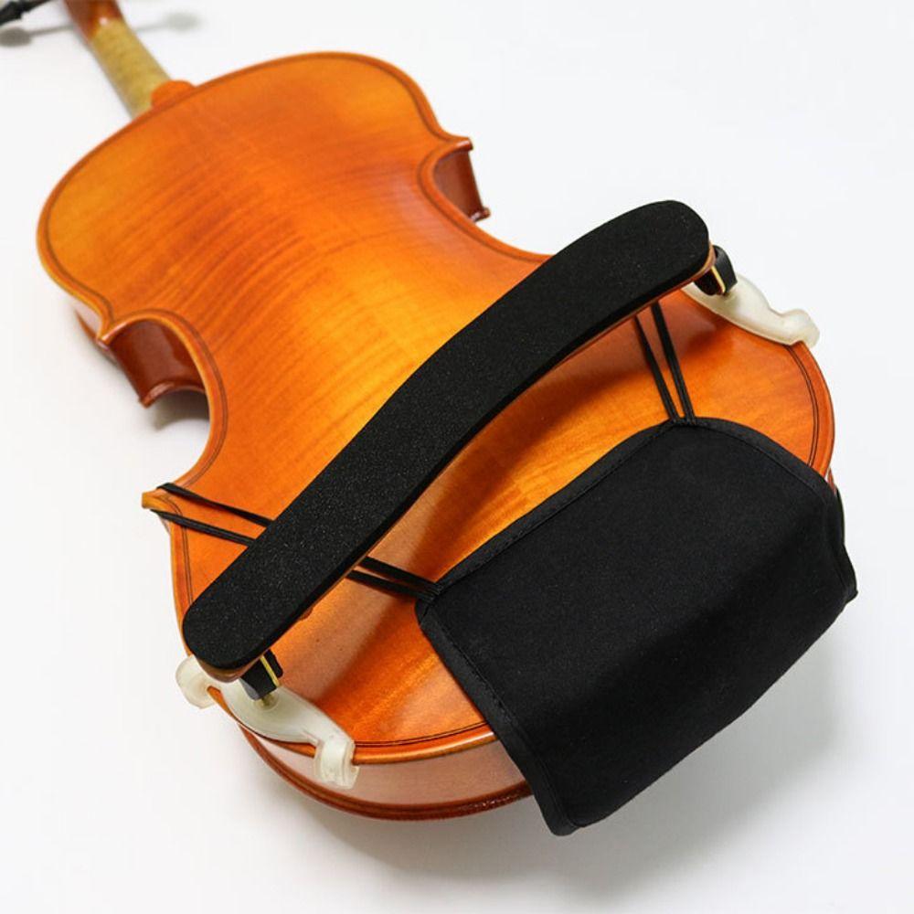 Cotton Violin Chin Rest Pad Absorbs Sweat Fiddle Sponge Cushion For 3/4 4/4 1/2 1/4 1/8 1/32