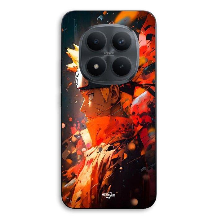 Coque de téléphone - MANIACASE - Xiaomi Redmi Note 15 Pro 5G - Silicone TPU - Naruto Uzumaki - Noir