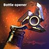 SCIONE Whirlwind Metal Fingertip Gyro DIY Luminous Adult Decompression High-end Finger Toys with Bottle Opener