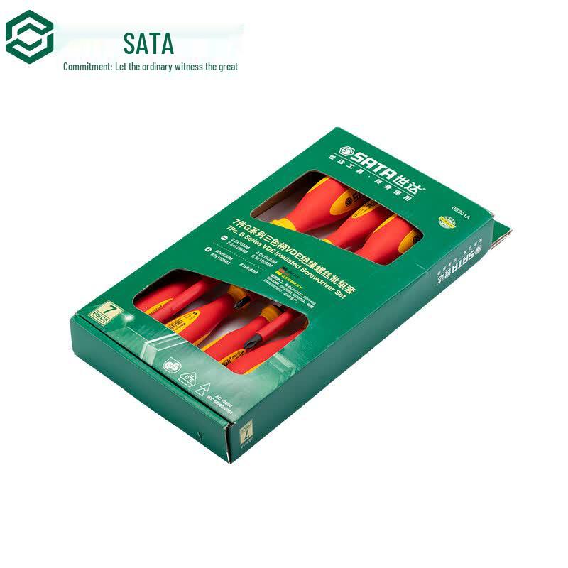 SATA 7-Piece VDE Insulated Screwdriver Set