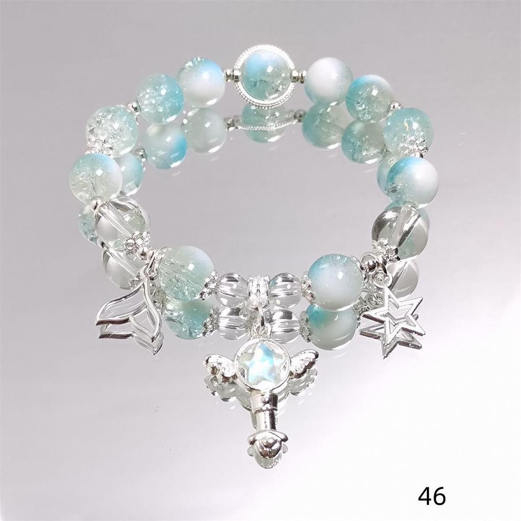 Mori Style Starry Sky Crystal Butterfly Bracelet - Elegant, Versatile Fairy Design for Women and Best Friends