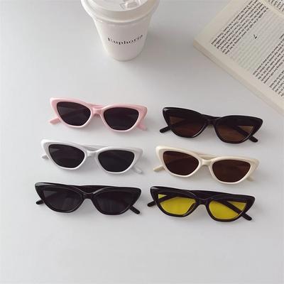 New Vintage Cat Eye Children Sunglasses Vintage Small Frame Sun Glasses For Kid Luxury Brand Design Outdoor Street Eyewear Uv400