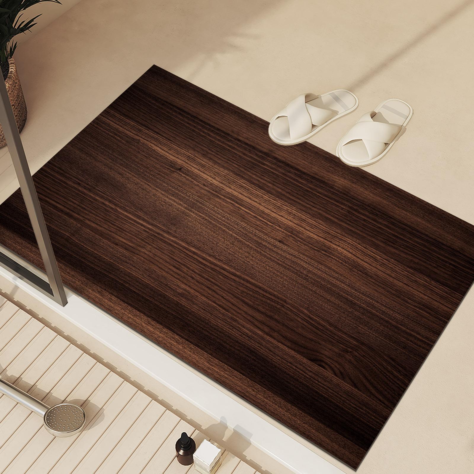 

Винтажный коврик для ванной комнаты, впитывающий нескользящий коврик для ног, быстросохнущий коврик для входа, коврик для душа, коврик для туалета, моющийся 60cmx90cm