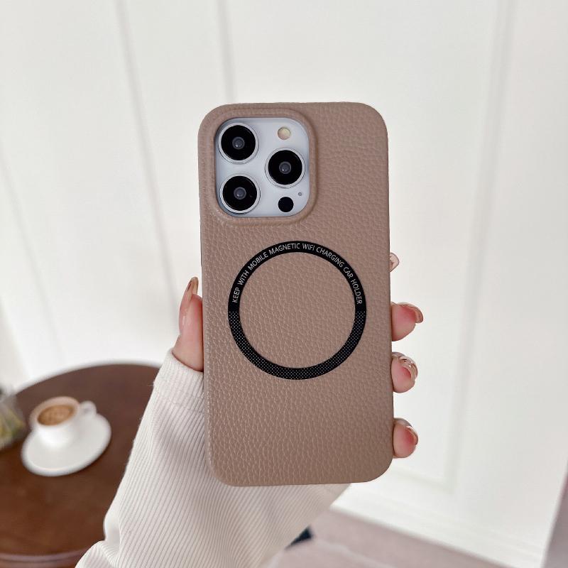 Wagsafe Magnetic Wireless Charging Solid Color Hard PC Phone Case For iPhone 16 Pro Max E 14 11 12 13 15 Pro Max Mini Back Cover