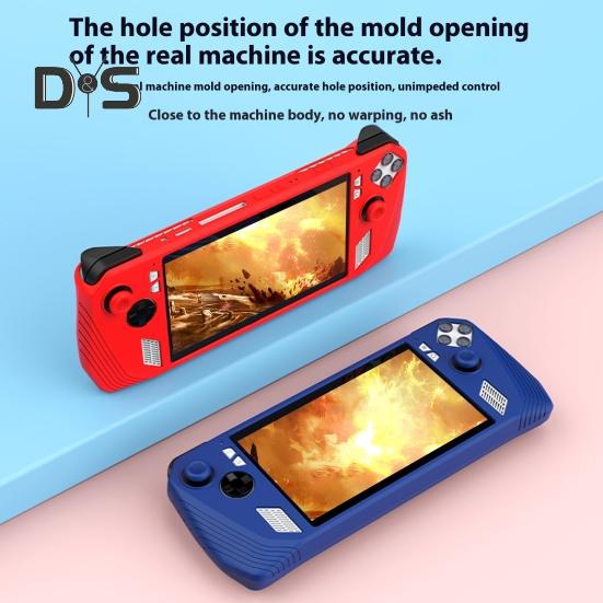 Silicone Game Console Case Protective Sleeve Shockproof Impact Resistant Non-slip Anti Drop Protective Cover for ROG ALLY