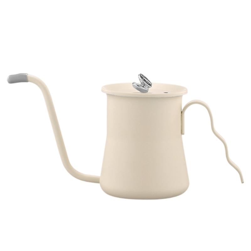 Multipurpose Serving Pots Coffee Pots Professional Water Pots Stainless Steel Texture Suitable for Kitchen Entertaining белый