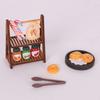 Realistic Dollhouses Candy Display Shelf Pastries Resin Structure Compatible With Miniature Furniture