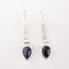 Sodalite Gemstone 925 Solid Silver Jewelry Handmade Earrings 2.3" Gift For Wife EE-166-29