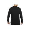 Nike Logo Outdoor Casual Crew Neck Long Sleeve T-Shirt Men Tops Black HF6198-010