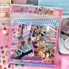 3D Miniature Shop Scene Collection Modern Shop Architecture 10 Sences Landscape Sticker Book Stacking Pasting