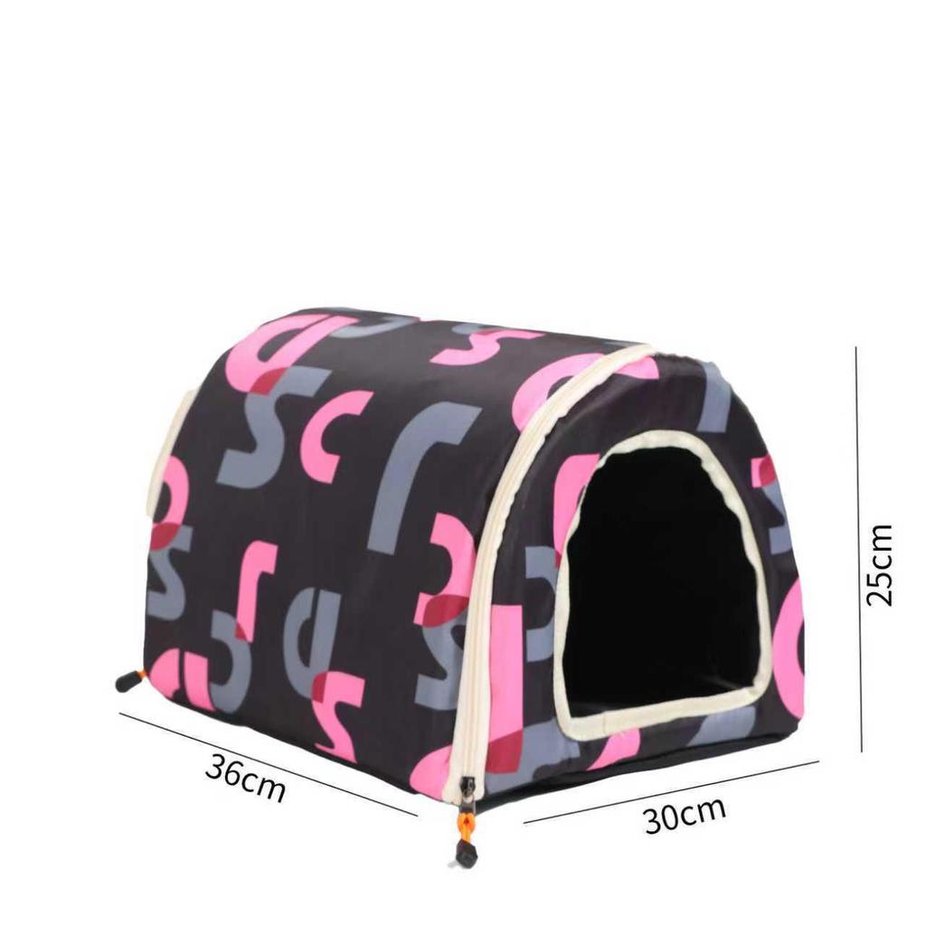 Universal Winter Insulated Pet House: Warm Outdoor Nest for Cats & Dogs