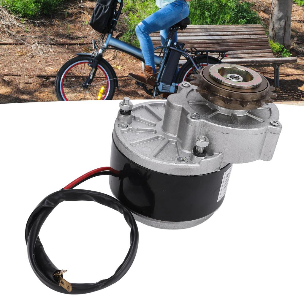 Stejnosměrný kartáčový motor 36V 350W Vysoký točivý moment 3000 ot./min Levý převodový kartáčový elektrický motor pro elektrické kolo Malý motocykl