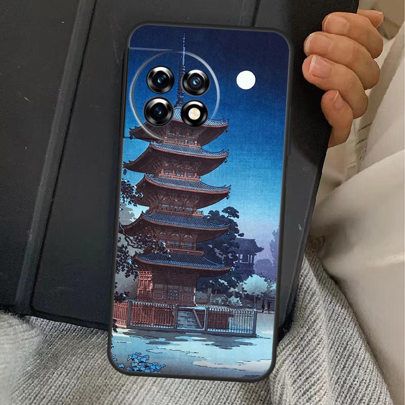 Ukiyo-e Japanese Art Case For OnePlus 13T 10T 8T 10R 12R 13R 15 13 12 11 10 9 Nord CE 5 2 3 4 Lite N20 N30 Cover