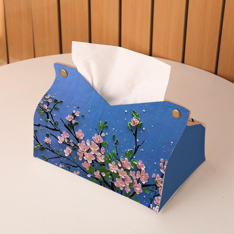 Luxury Waterproof Leather Tissue Box for Home & Hotel