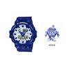 Casio Herren Flüssigkristall/Analog Dual-Display Serie Blaue Uhr GA-700BWP-2APFQ