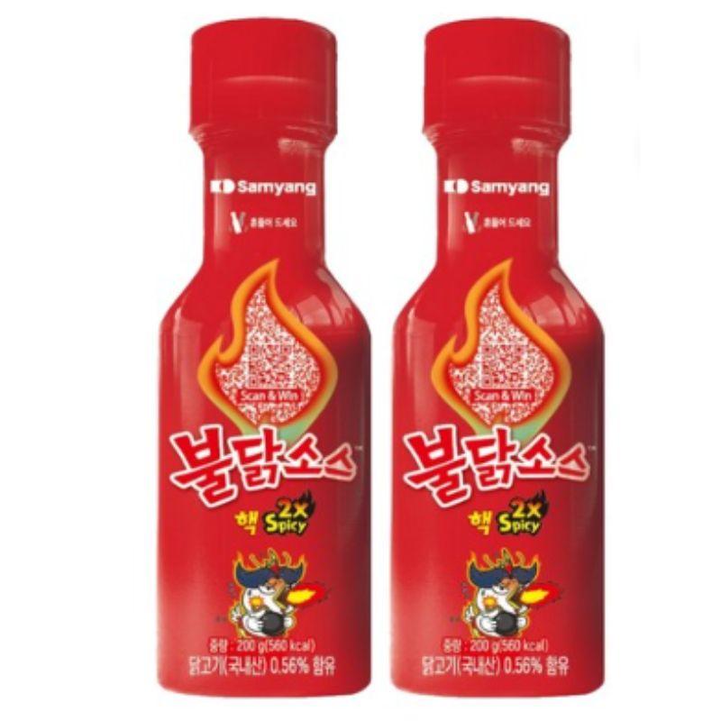 

Samyang Extreme Buldak Hot Chicken Flavor Sauce Korean Super Spicy Sauce 200g 1ea/2ea 2ea