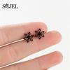 Fashion Genshin Impact Earring Stainless Steel Hydro Dendro Anemo Electro Cryo Pirate Earrings For Women Cosplay Ear StJewelry