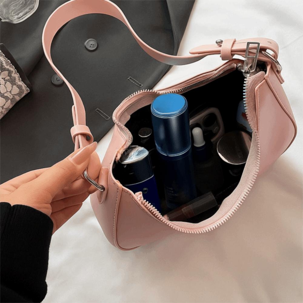 Solid Color Bowknot Underarm Bag Korean Y2K Handbag Trendy Bowknot Armpit Bag  Girls