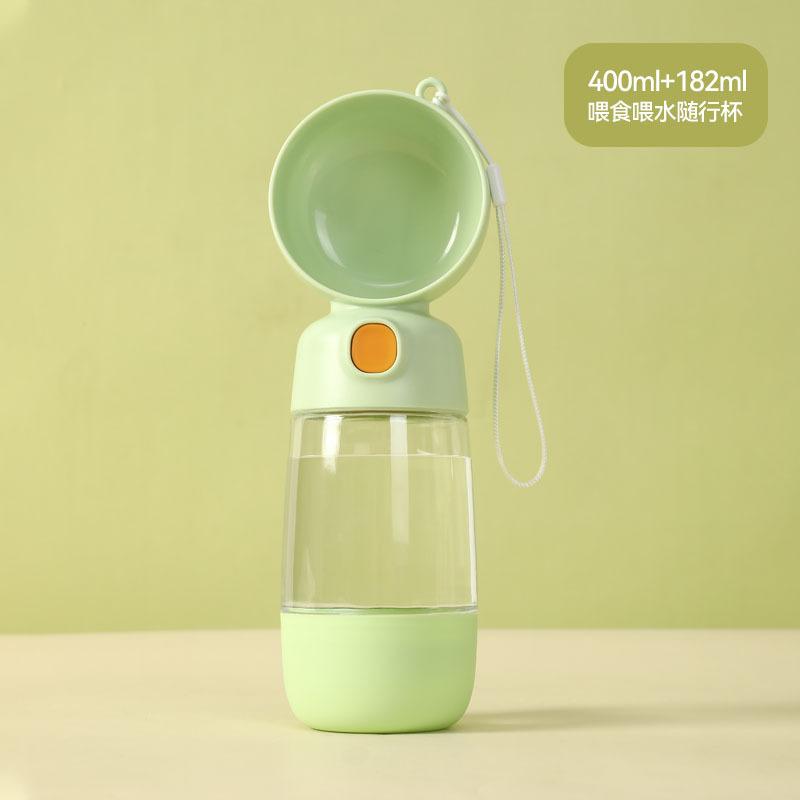 Dog going out water cup dog kettle portable accompanying cup walking dog water bottle pet drinking water feeding water drinker supplies