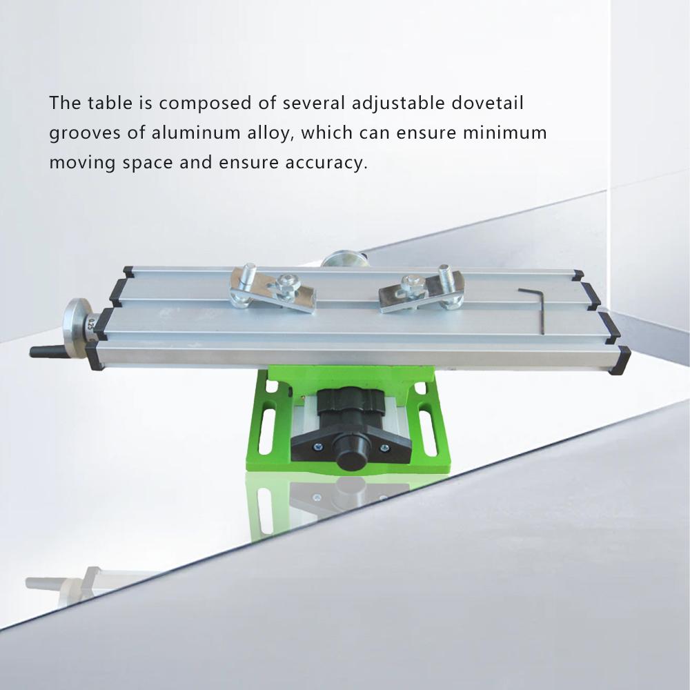 Mini Bench Drill Milling Machine with Cross Worktable and Slide for Precision Drilling