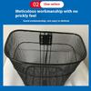 Stainless Steel Bicycle Front Basket Sturdy And Convenient Storage For Bike Thickened Bicycle Basket