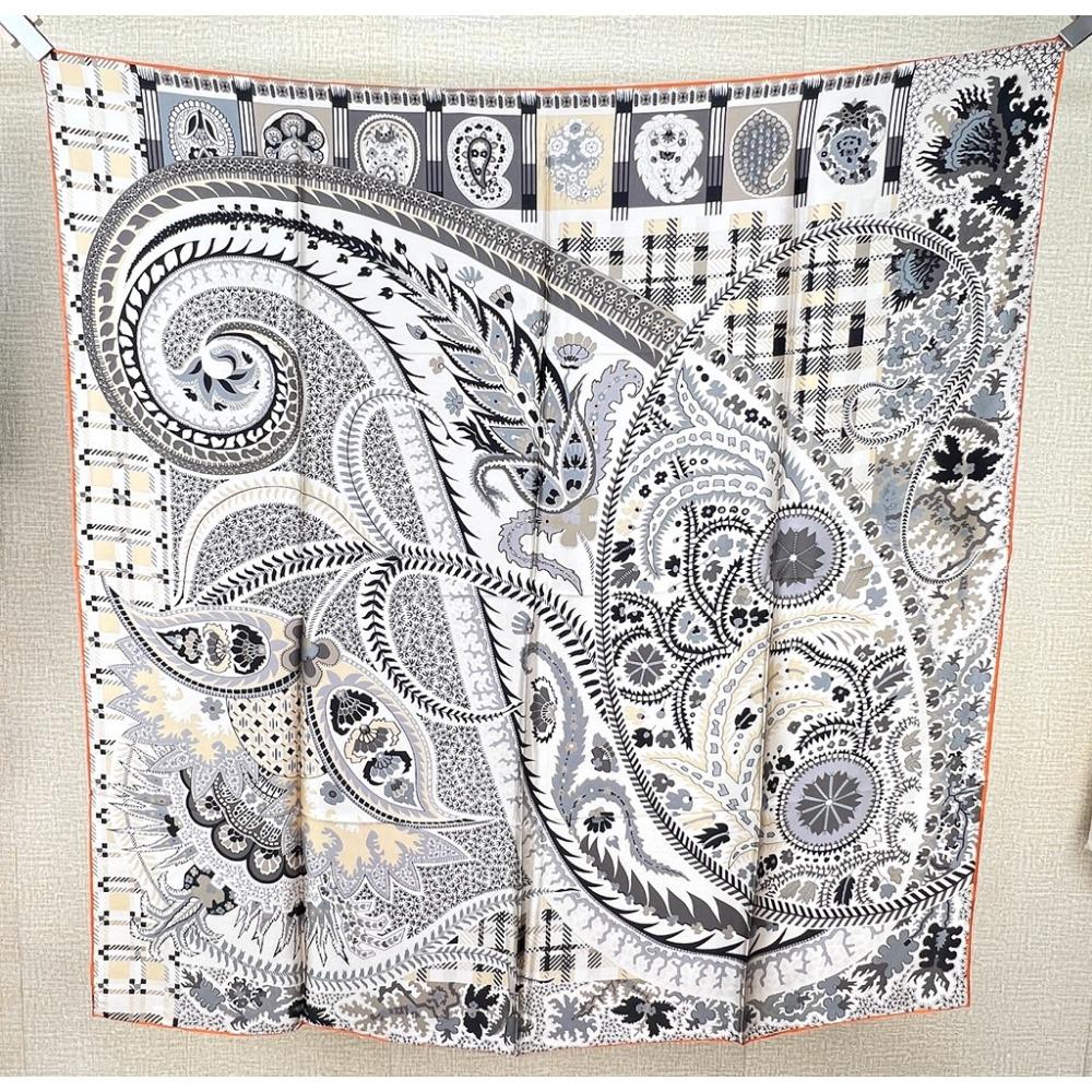 Glazed Ginkgo Silk Scarf Silk Women'S Spring And Autumn Mulberry Silk Scarf Air Conditioner Shawl Square Scarf