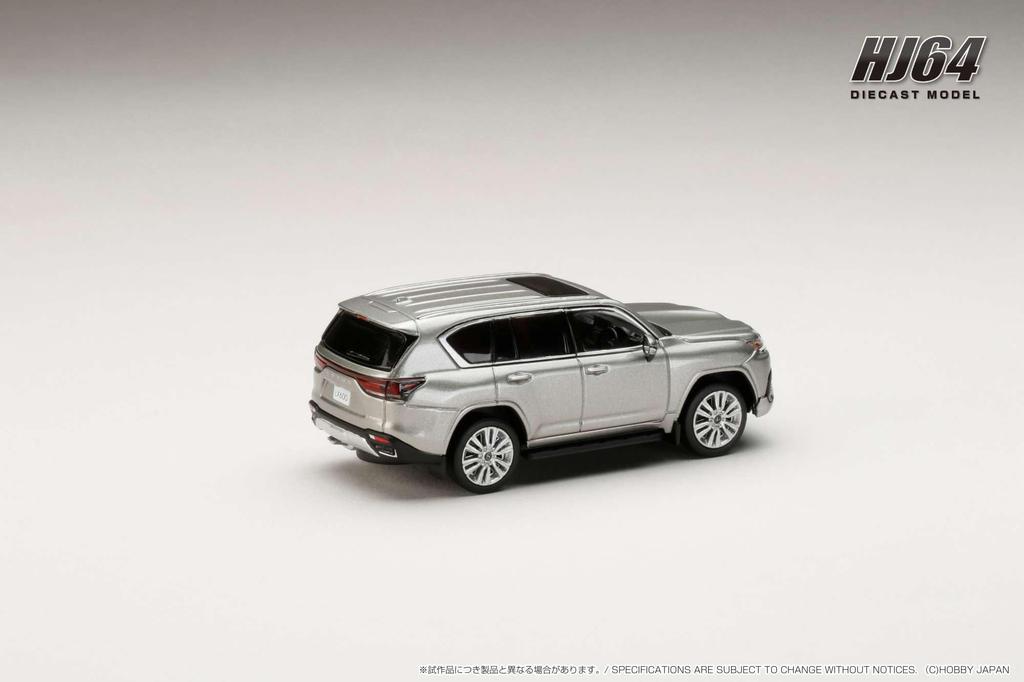 HJ64 Scale LEXUS LX600 EXECUTIVE Sonic Titanium Finished Product 1/64