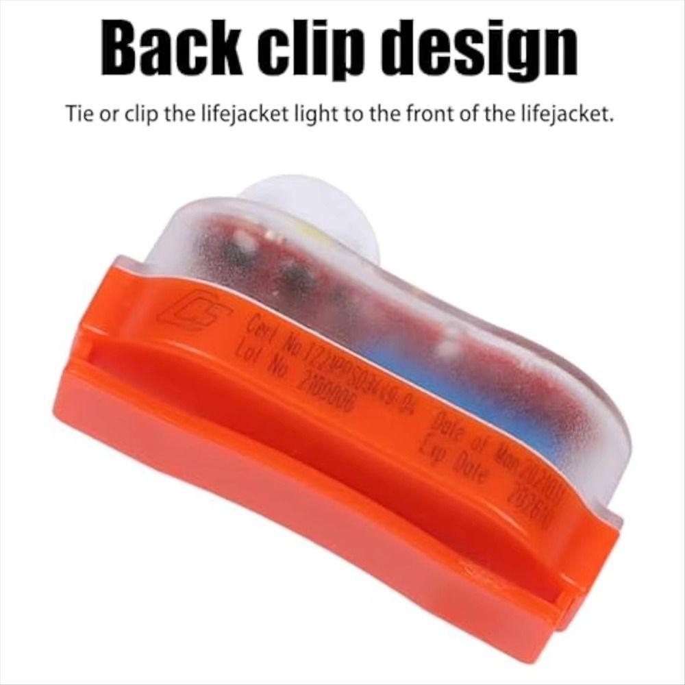 Emergency Life Vest Light Overboard Survival Seawater Self-Lighting Light  Children
