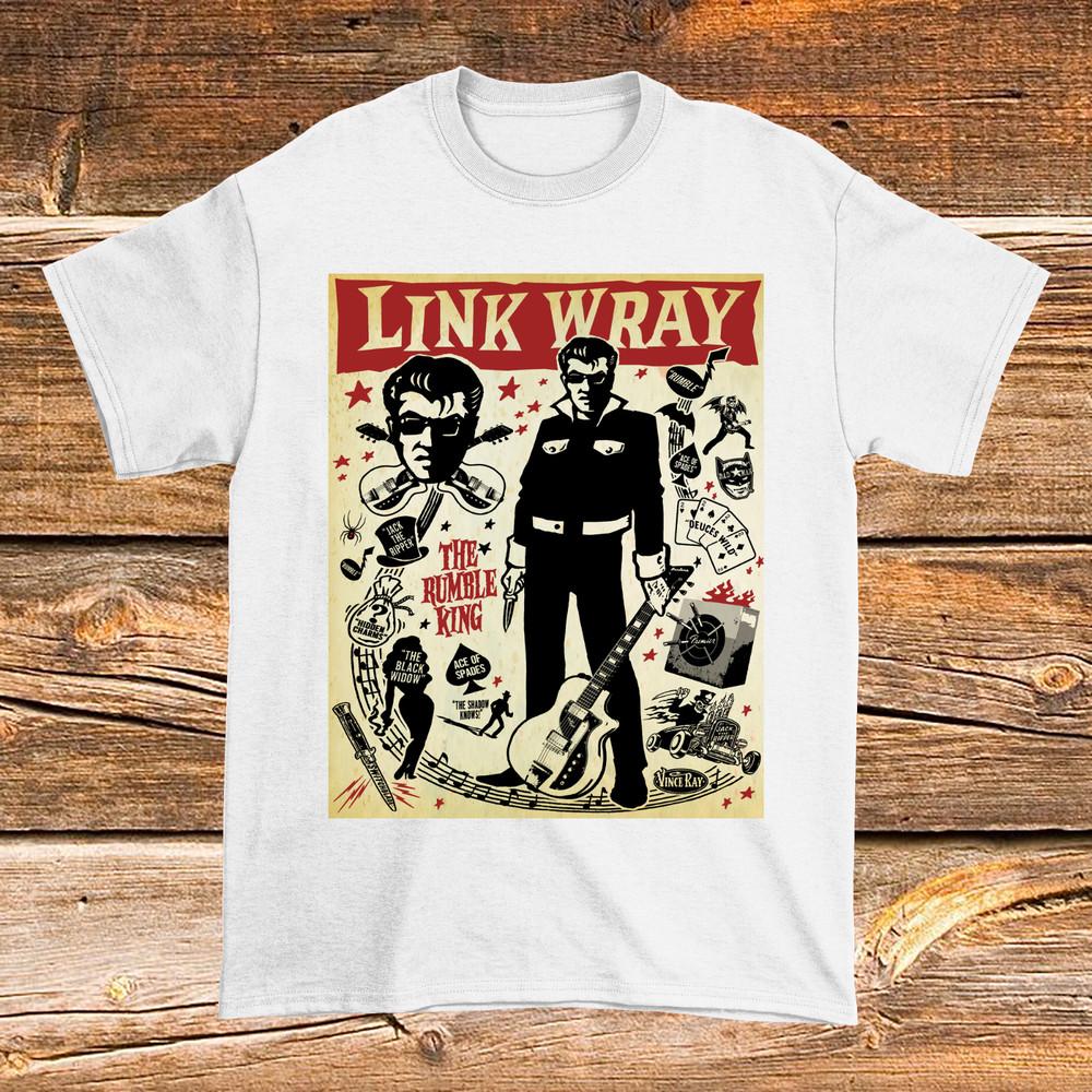 Collection Link Wray Tour Band T-shirt Full Size S to 5XL MD1260 Unisex T-Shirt XL