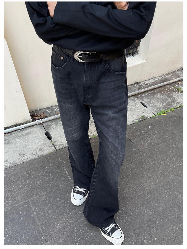 Summer Retro American Men's Slim Flared Jeans