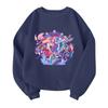 Children's Fashionable Lightweight Long-sleeved Round Neck Pullover With Pockets Printed Pullover