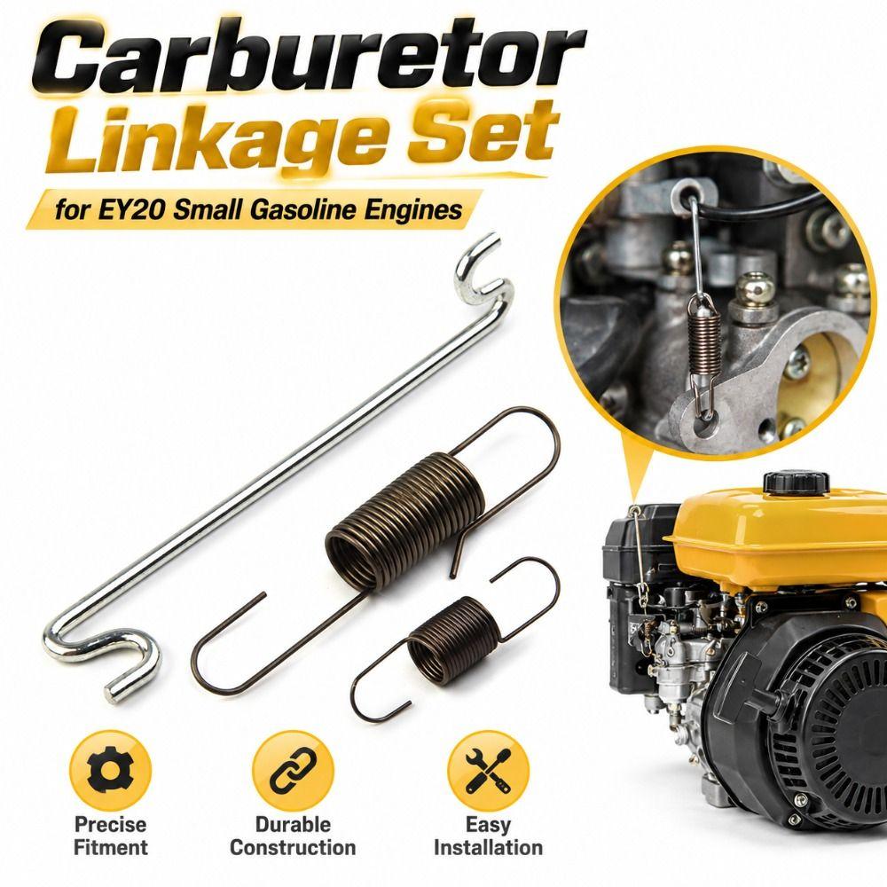 Coiled Spring Throttle Linkage Rod Metal Carburetor Spring Set Lawn Mower Parts