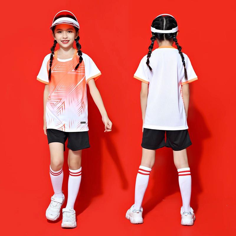 Kids Badminton Table Tennis Uniform Set Boys Girls Sports Training Competition Jersey Custom Print