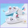 Cute Girl's Summer Sandals With Breathable Non-slip Soft Eva Slip-on Design For Beach Fun
