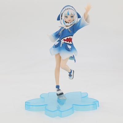 16cm Gawr Gura Virtual Anchor Gura Figurine Adult Collectible Model Doll Desktop Ornament Toy Boy Girls Fan Gifts
