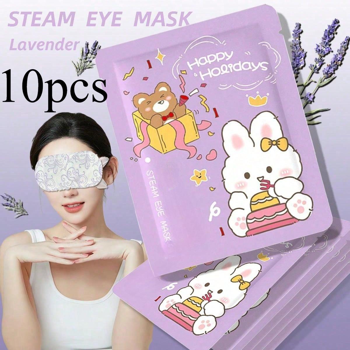 

5/10/20 шт. паровых масок для глаз с различными ароматами для увлажнения глаз, снятия усталости и расслабления тела и разума. Purple