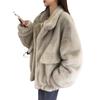 Hot Autumn and Winter Imitation Fur Artificial Fur Jacket Medium and Long Mink Clothes